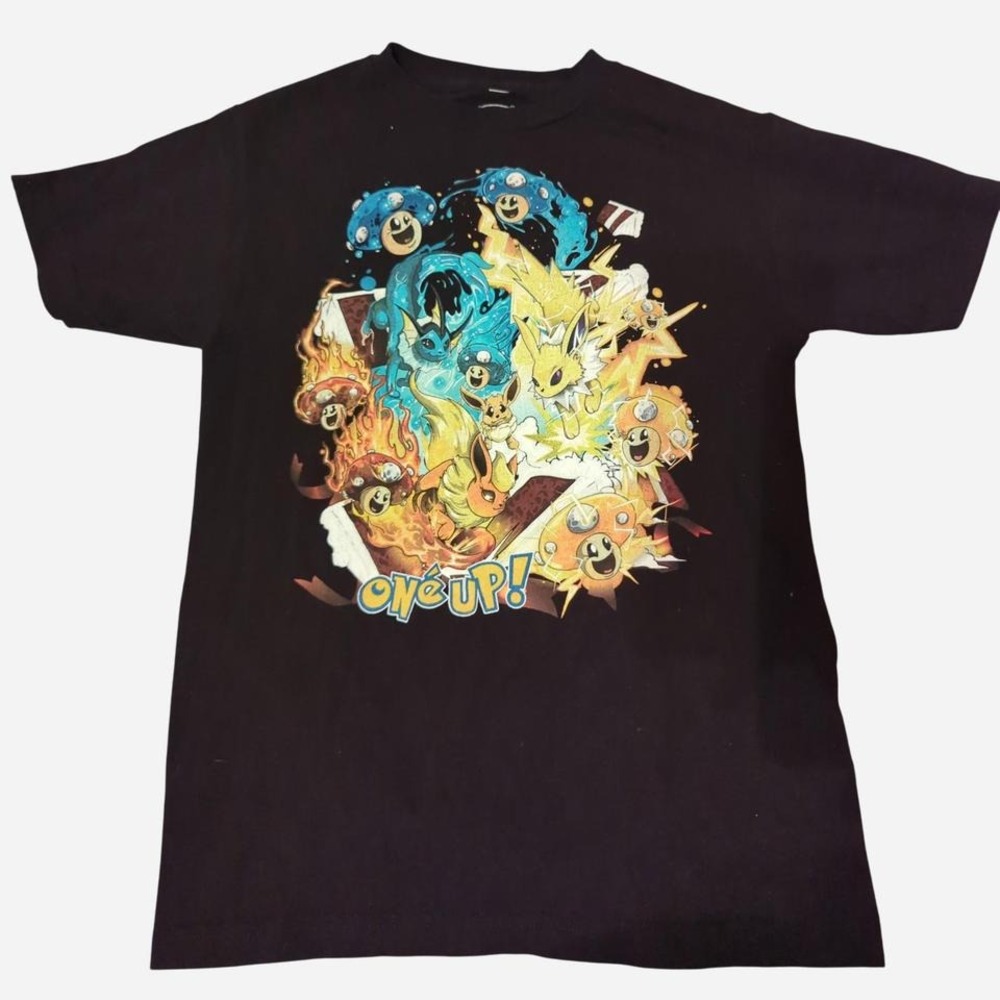 Black Pokémon‎ One Up! graphic tee
